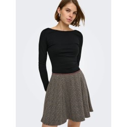 ONLFENTY karierter Rock aus recyceltem Polyester