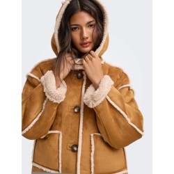 ONLGELLY Jacke mit Teddy-Kapuze | ModeWerk