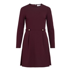 VICLARA Langarm-Kleid mit Rundhalsausschnitt