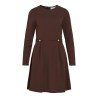 VICLARA Langarm-Kleid mit Rundhalsausschnitt