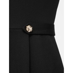 VICLARA Langarm-Kleid mit Rundhalsausschnitt