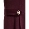 VICLARA Langarm-Kleid mit Rundhalsausschnitt