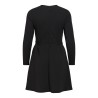 VICLARA Langarm-Kleid mit Rundhalsausschnitt