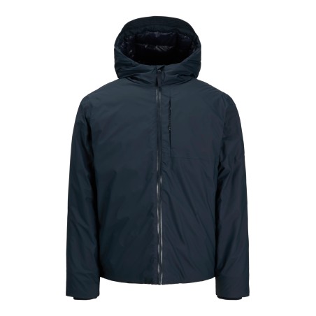 Leichte wattierte Herrenjacke mit Kapuze