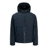 Leichte wattierte Herrenjacke mit Kapuze