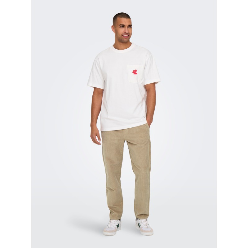 ONSLINUS Cordhose mit Tapered Fit
