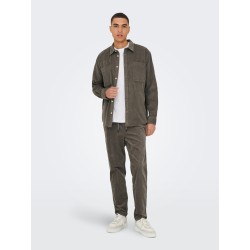 ONSLINUS Cordhose mit Tapered Fit