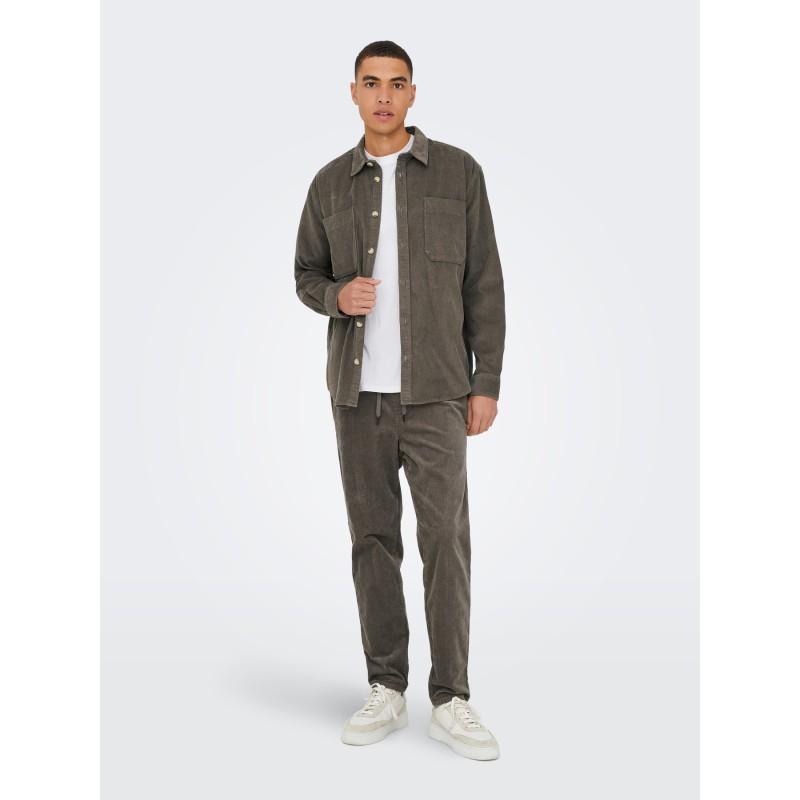 ONSLINUS pantaloni in velluto tapered