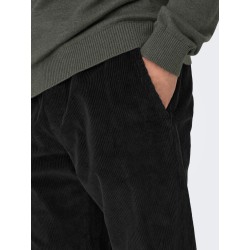 ONSLINUS pantaloni in velluto tapered