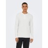 ONSTOBIE Henley-T-Shirt mit Waffelstruktur