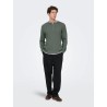 ONSTOBIE Henley-T-Shirt mit Waffelstruktur