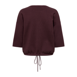 ONLSITERI SS LOOSE TIE O-NECK TOP CC KNT