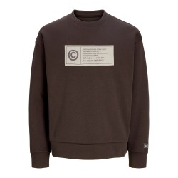 JCOBARRON LABEL BOX felpa uomo con girocollo