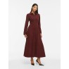 VIELSA Midikleid aus Polyester mit langen Ärmeln