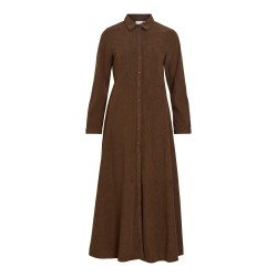 VIELSA Midikleid aus Polyester mit langen Ärmeln