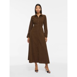 VIELSA Midikleid aus Polyester mit langen Ärmeln