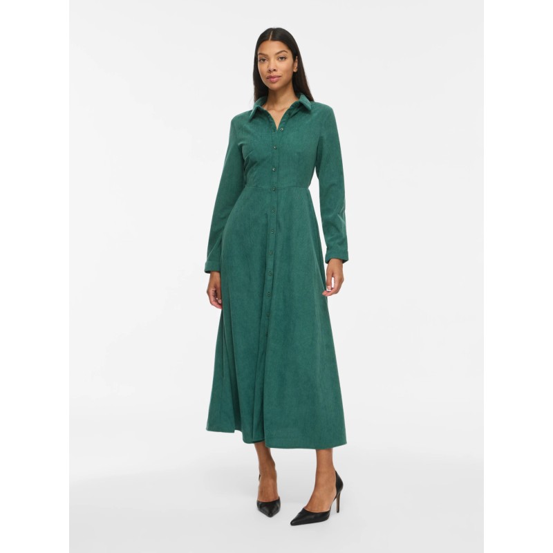 VIELSA Midikleid aus Polyester mit langen Ärmeln