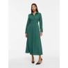 VIELSA Midikleid aus Polyester mit langen Ärmeln