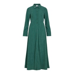 VIELSA Midikleid aus Polyester mit langen Ärmeln