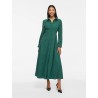 VIELSA Midikleid aus Polyester mit langen Ärmeln