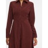 VIELSA Midikleid aus Polyester mit langen Ärmeln