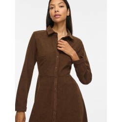 VIELSA Midikleid aus Polyester mit langen Ärmeln