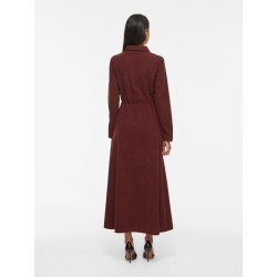 VIELSA Midikleid aus Polyester mit langen Ärmeln