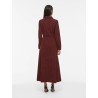 VIELSA Midikleid aus Polyester mit langen Ärmeln