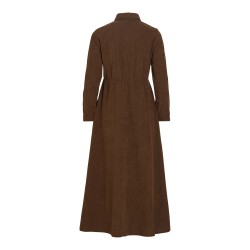 VIELSA Midikleid aus Polyester mit langen Ärmeln