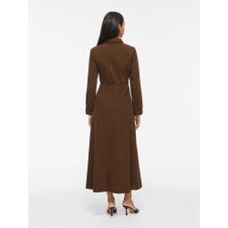 VIELSA Midikleid aus Polyester mit langen Ärmeln