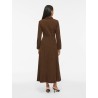 VIELSA Midikleid aus Polyester mit langen Ärmeln