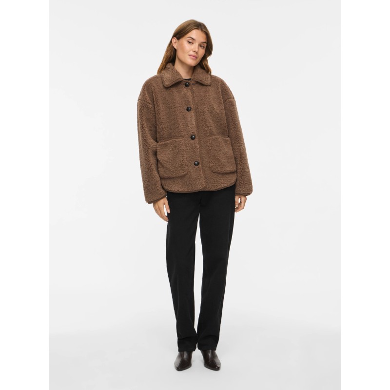 VIMELUSA Teddyjacke mit Reverskragen