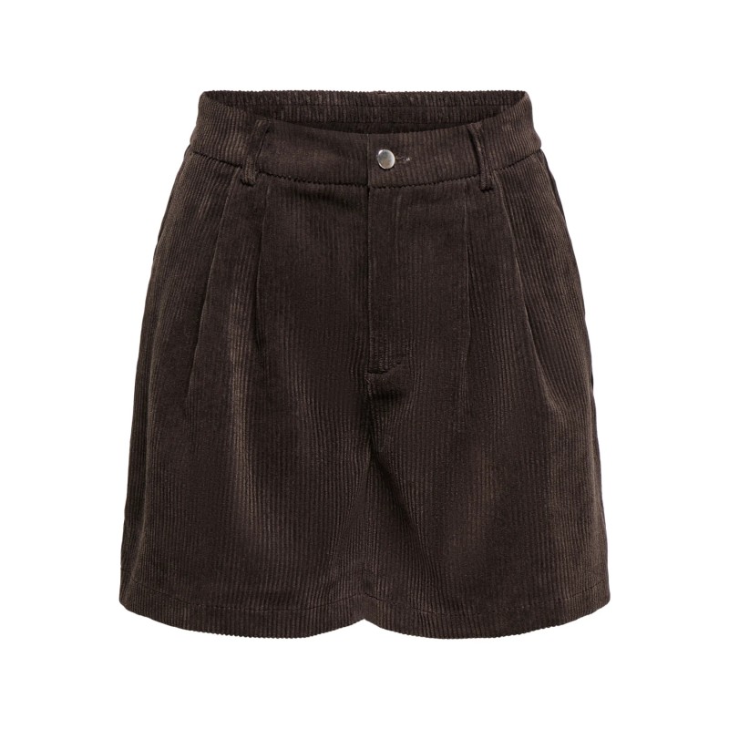 ONLAGATE High-Waist-Cordshorts mit Bundfalten