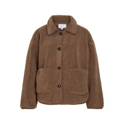 VIMELUSA Giacca teddy con collo a revers