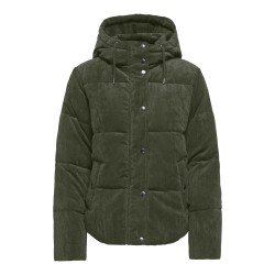 JDYVITA CORD SHORT HOOD PUFFER OTW YFM