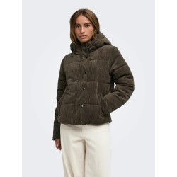 JDYVITA CORD SHORT HOOD PUFFER OTW YFM