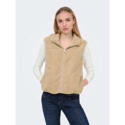 ONLBABY gilet teddy con collo alto