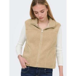 ONLBABY gilet teddy con collo alto