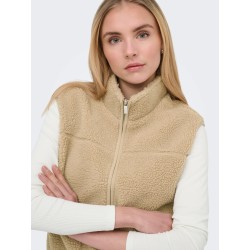 ONLBABY gilet teddy con collo alto