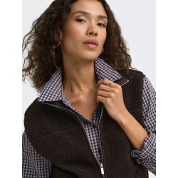 ONLBABY gilet teddy con collo alto