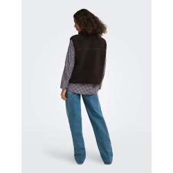 ONLBABY gilet teddy con collo alto