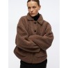 VIMELUSA Giacca teddy con collo a revers