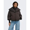 JDY kurze Steppjacke mit hohem Stehkragen