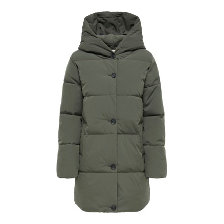 JDYATHENA BUTTON HOOD PUFFER OTW SIJ