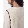 Gilet teddy PCANASTACIA in poliestere