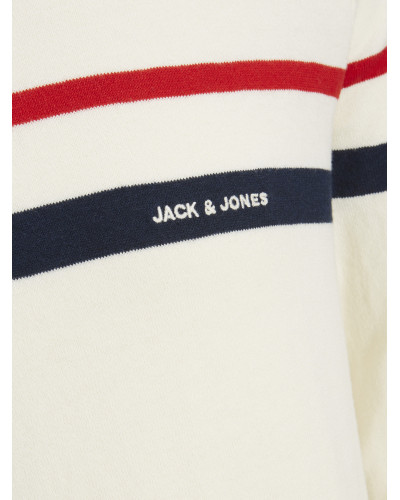 JJEMIL KNIT STRIPE CREW NECK