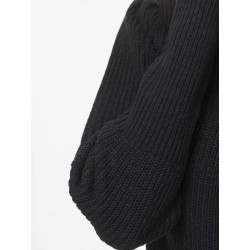 VILOU NEW Stricktop mit Rollkragen und Ballonärmeln