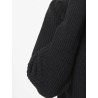 VILOU NEW Stricktop mit Rollkragen und Ballonärmeln