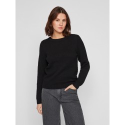 VIDALO O-NECK L/S KNIT TOP- NOOS