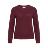 VIDALO O-NECK L/S KNIT TOP- NOOS